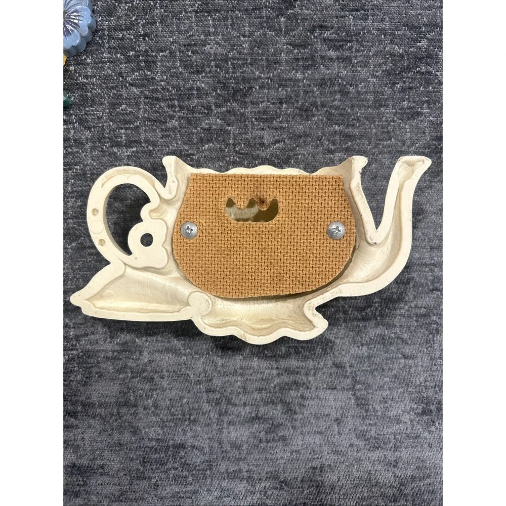 Vintage Burwood Home Interiors Pansy Teapot‎ Set Wall Decor Plaques Cottagecore